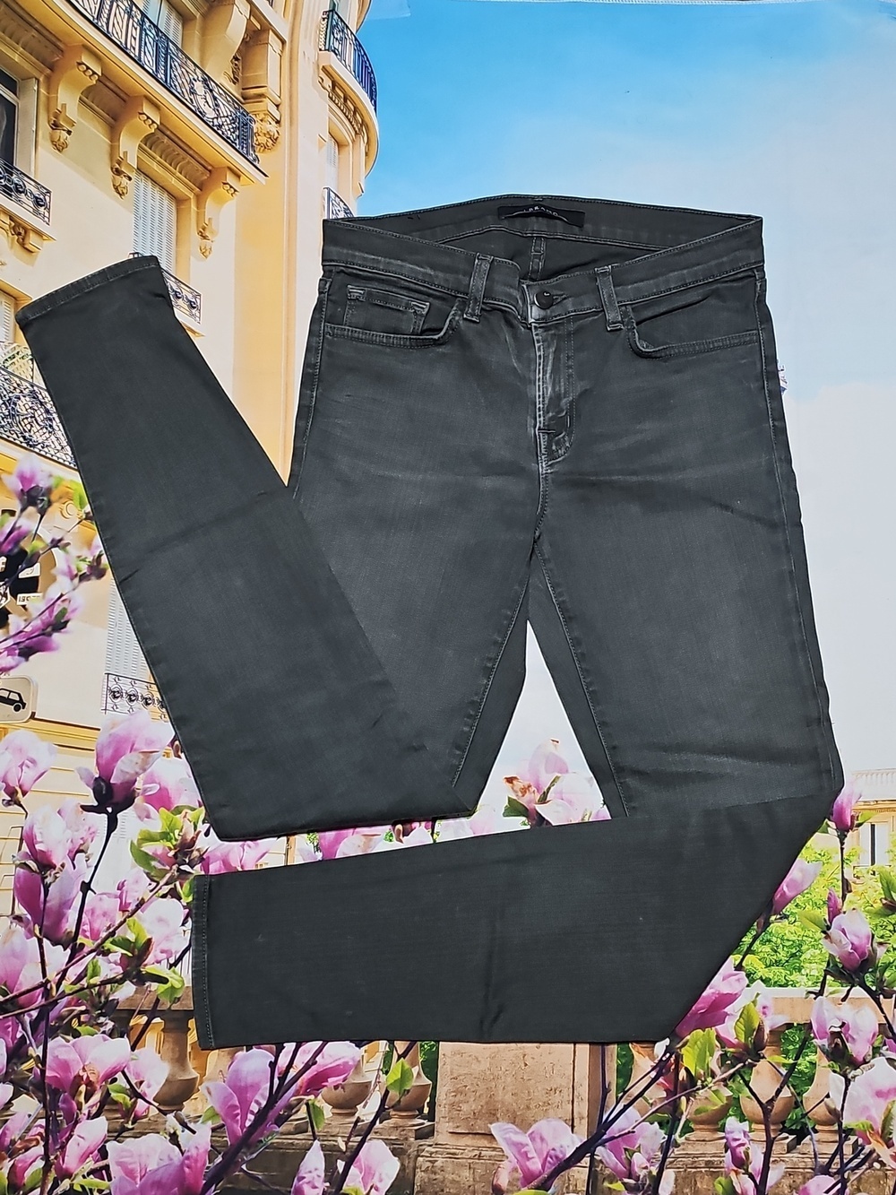 J Brand Dare Skinny Gray Jeans Size 28